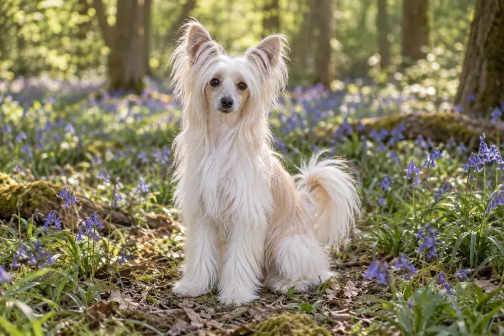 Chinese crested dog