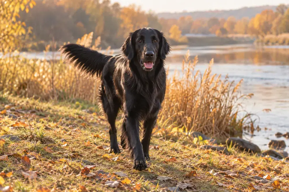 Flat coated retriever